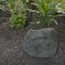 Decorative Outdoor Weather-Resistant Artistic Artificial Faux Stone Rock, Garden Patio Granite Grey Fiberglass Stone